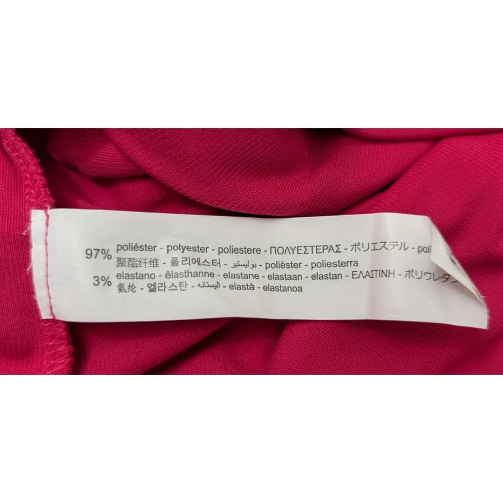 New Zara sz S Slip Dress pink midi sweetheart stretchy sleeveless tank 1093 - Picture 6 of 6